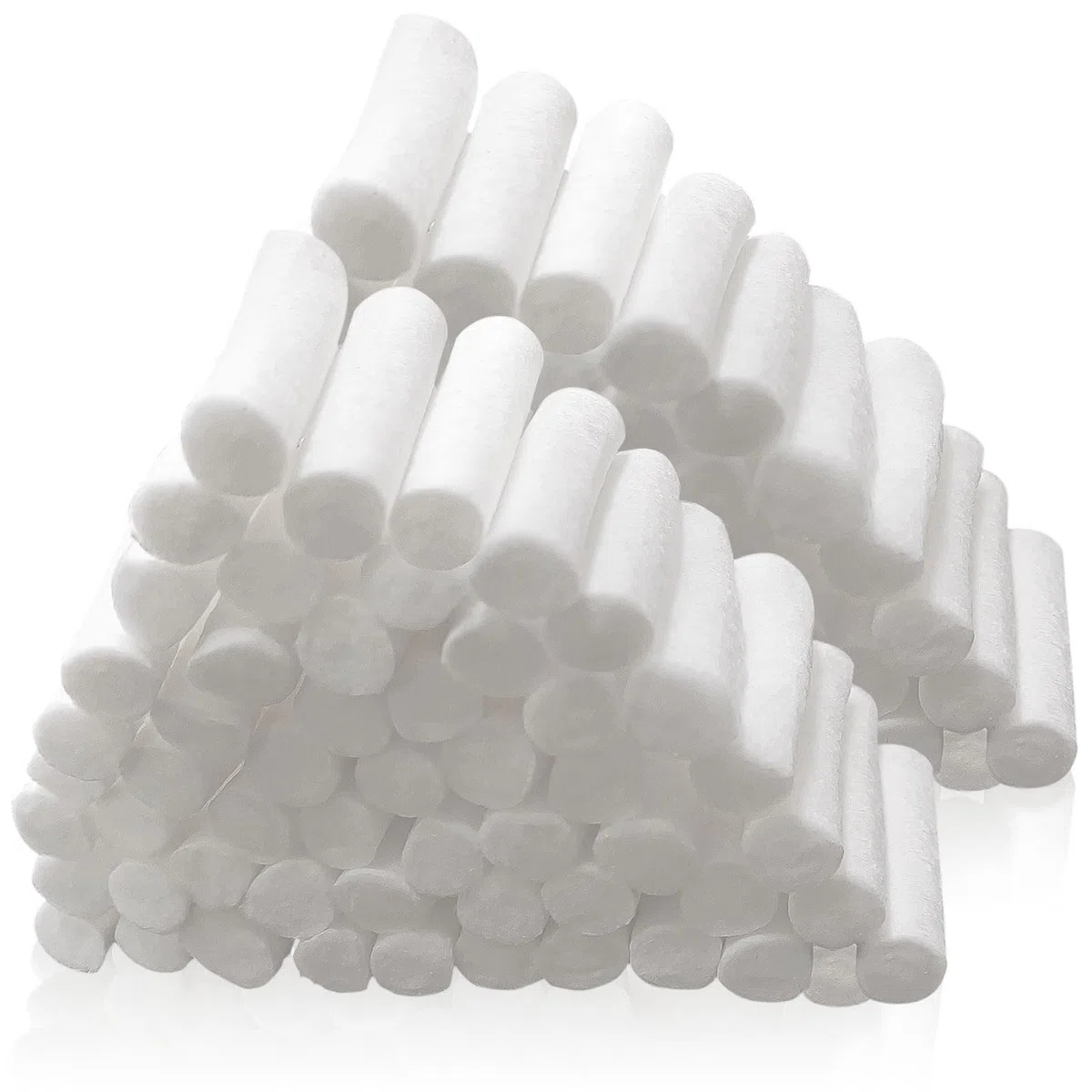 FUIPVGI 250 Piezas Rollos de algodón Dental Detener las Hemorragias Nasales TapóN para Sangrado de Nariz Rollos de Gasa Dental Tapón de Sangrado Nasal Rollos de Alta Absorción para Sangrado de Nariz.