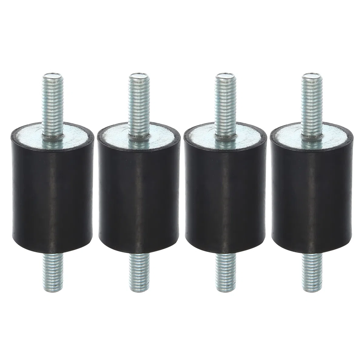X AUTOHAUX Amortiguador Antivibración de Goma M8, Soportes Amortiguadoras Aislador 30x40mm Silentblock para Compresores VV Motores, 4 Piezas