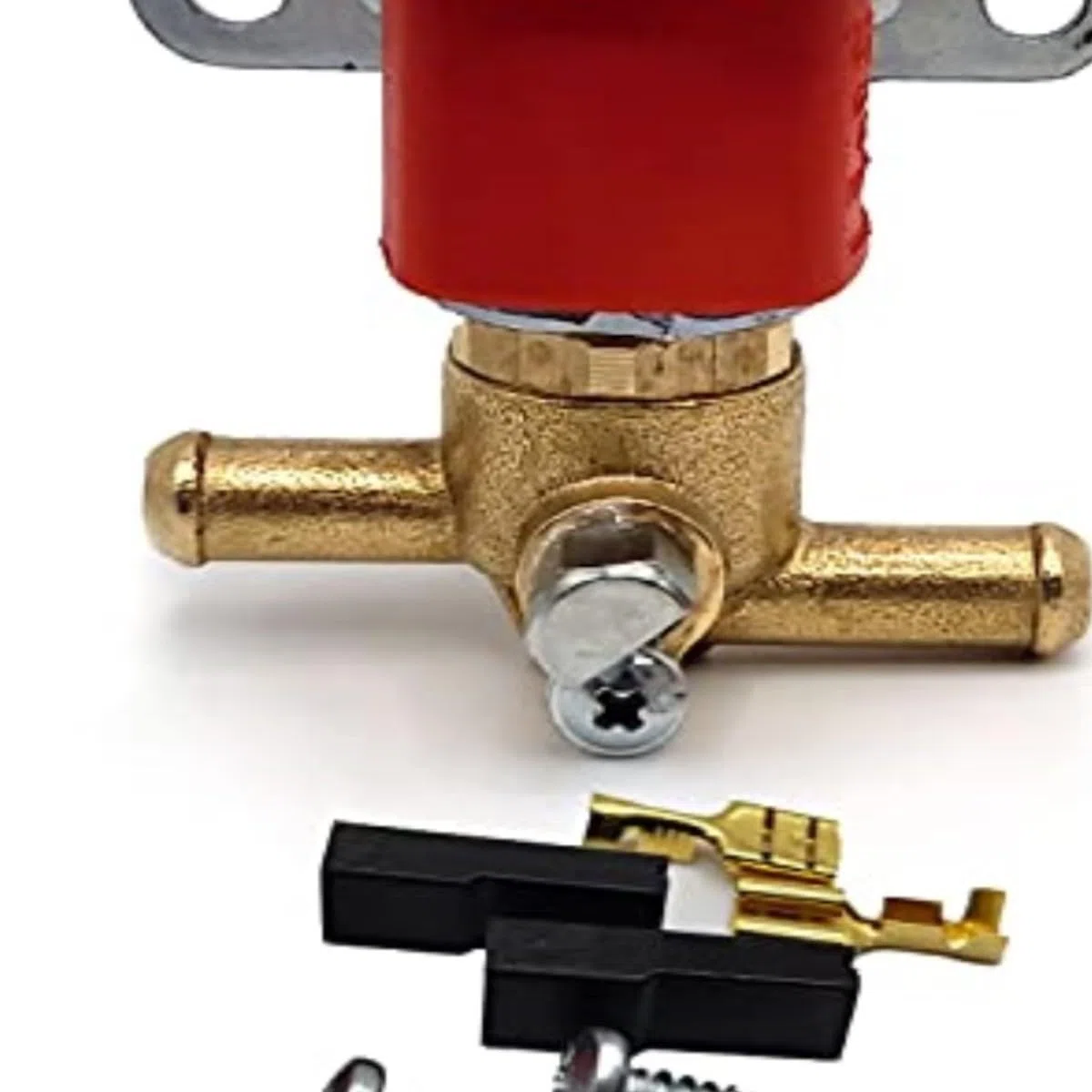LPG GPL - Válvula de cierre solenoide de gasolina y diésel, latón antirrobo, 12 V