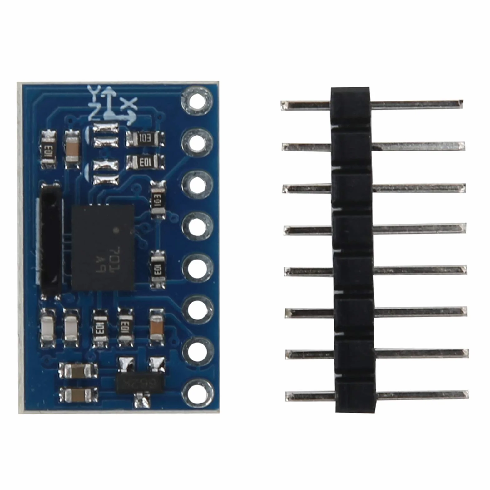 Sensor de 9 Ejes, Alta Precisión y Fácil Integración, Módulo Giroscopio Acelerómetro Magnetómetro, for Ingenieros Robótica, Drones y Dispositivos de Seguimiento Deportivo