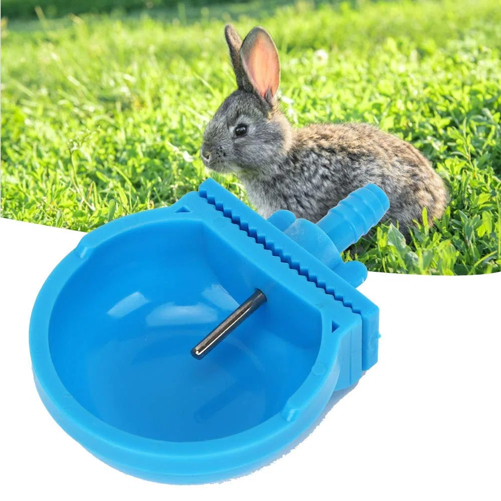 10 Sets Bebedero de Conejo Bebedero de Conejo Bebedero de Conejo Tazón de alimentación Jaula de Granja Accesorios de Suministros para Animales roedores