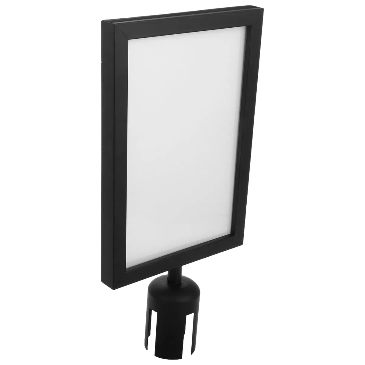 iplusmile Soporte de Exhibición para Carteles de Doble Cara en Acero Inoxidable, 12,59 x 8,66 x 0,98 Pulgadas – Resistente a la Corrosión y Fácil de Instalar sin Herramientas – para Aeropuertos, Estac