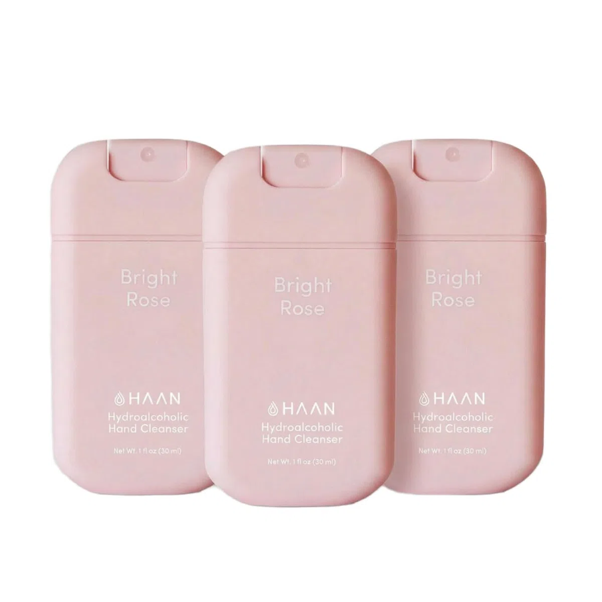 HAAN Spray hidratante para manos con aloe vera (pack de 3) – 3 unidades por fragancia: Bright Rose