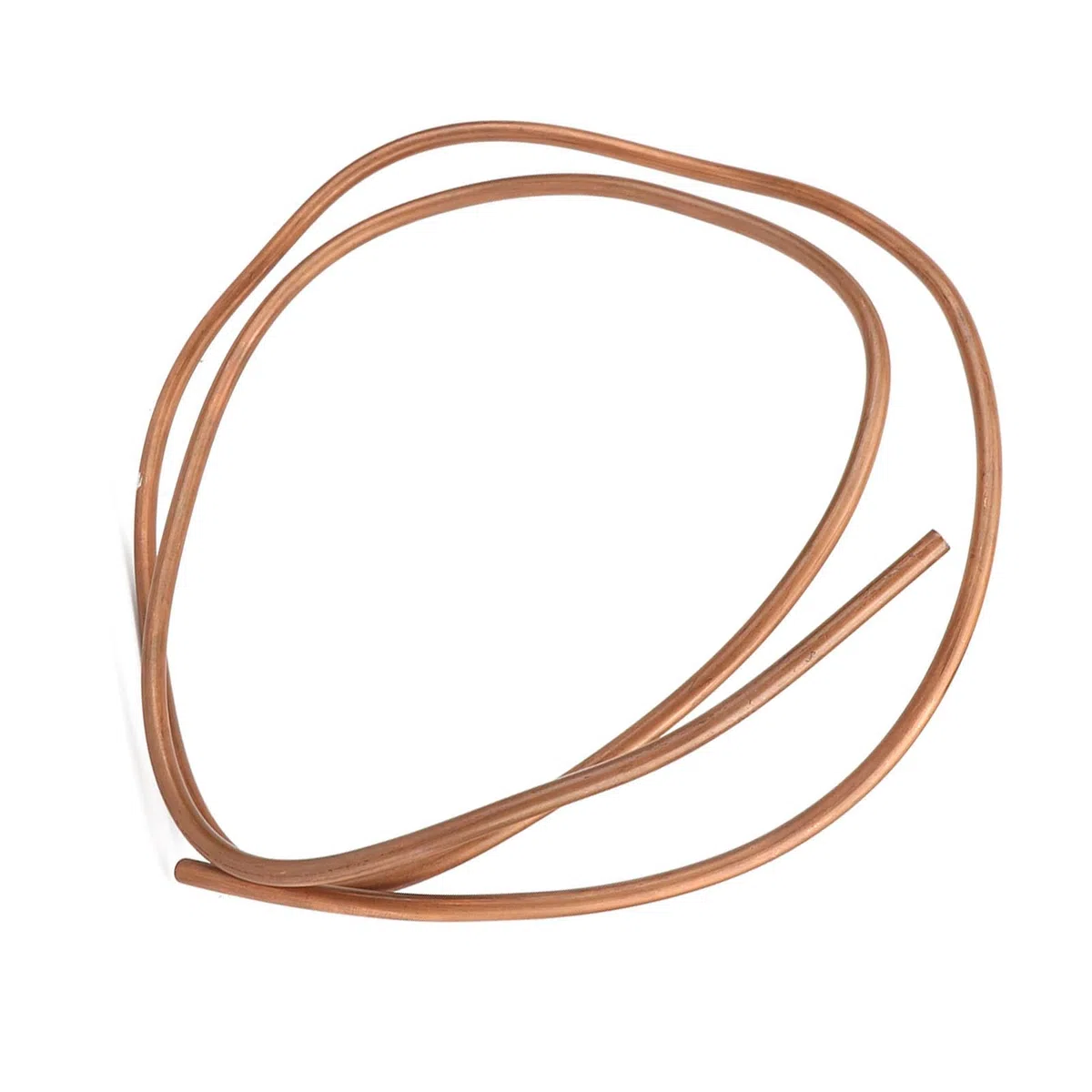 Tubo de Cobre en Espiral, 8mm Diámetro Exterior, 6mm Diámetro Interior, 2 Metros de Longitud, para Aire Acondicionado y Refrigerador