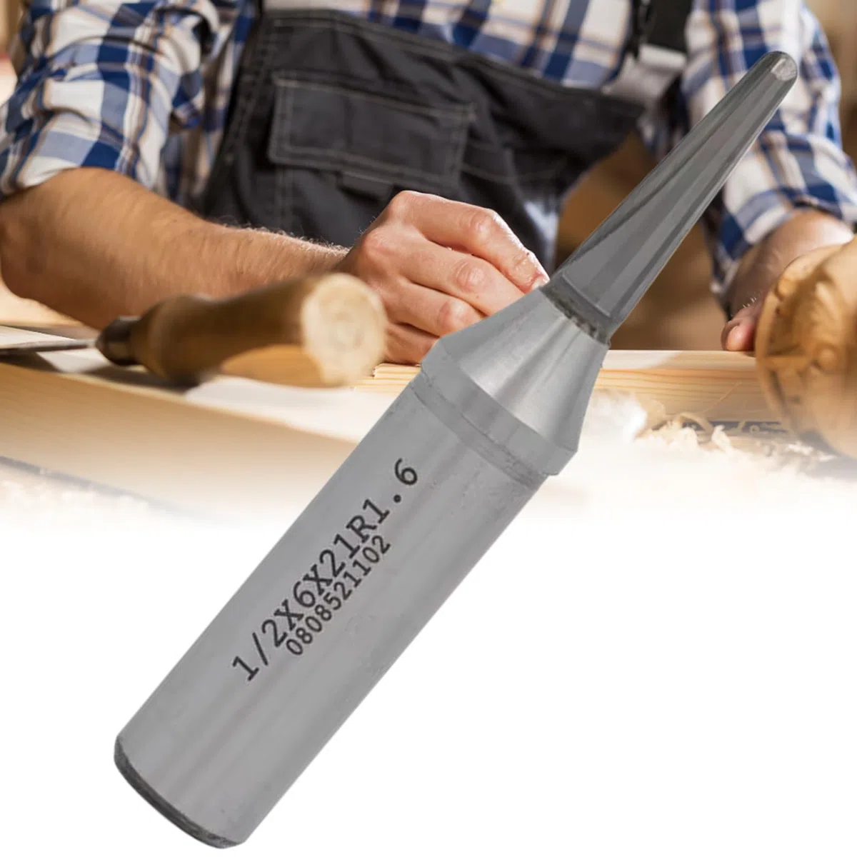 Fresa de madera – Precisión de 12,7 mm y 6,35 mm | Fresa de metal y herramienta de fresado, para madera, laminado, taller de bricolaje, fresado de ranuras, corte, tallado,