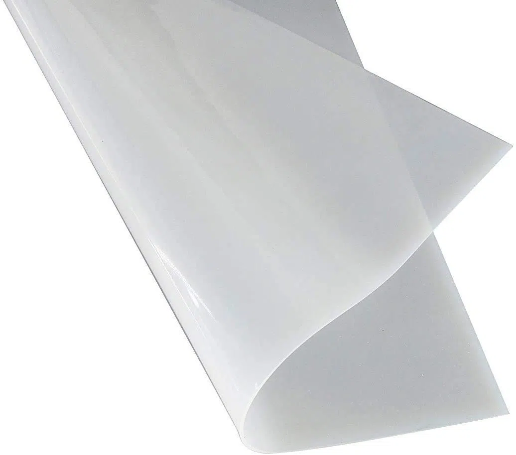 YJINGRUI Hoja de Goma de Silicona Transparente Plegable 500 X 500 X 2 mm con Aislamiento Suavidad Resistencia a Altas Temperaturas y Envejecimiento (500 X 500 X 2 mm)