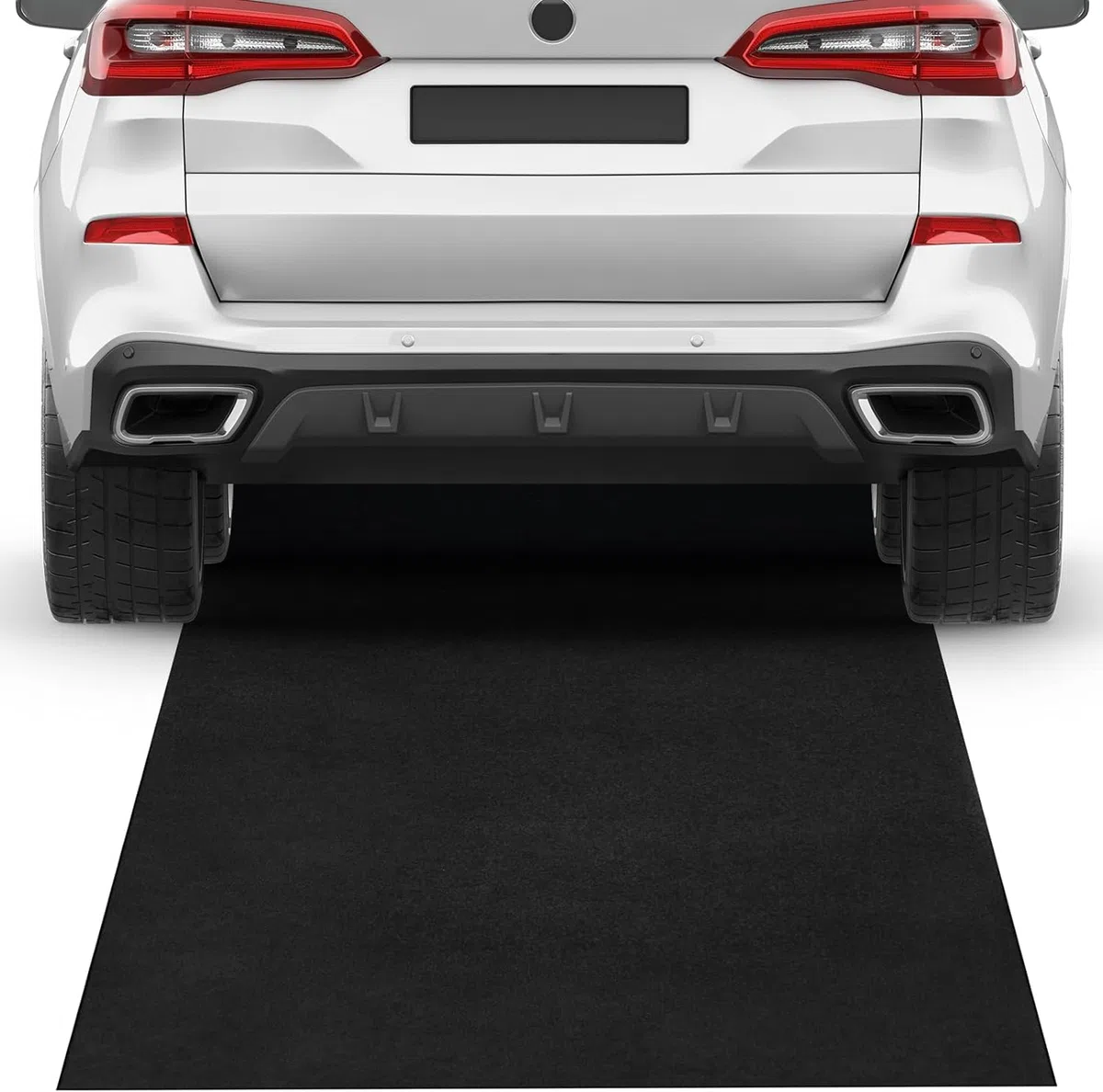 Alfombrilla para derrames de aceite, 91 x 182 cm, impermeable, absorbente, para cochera, protege el suelo de derrames, goteos, salpicaduras y manchas, reutilizable