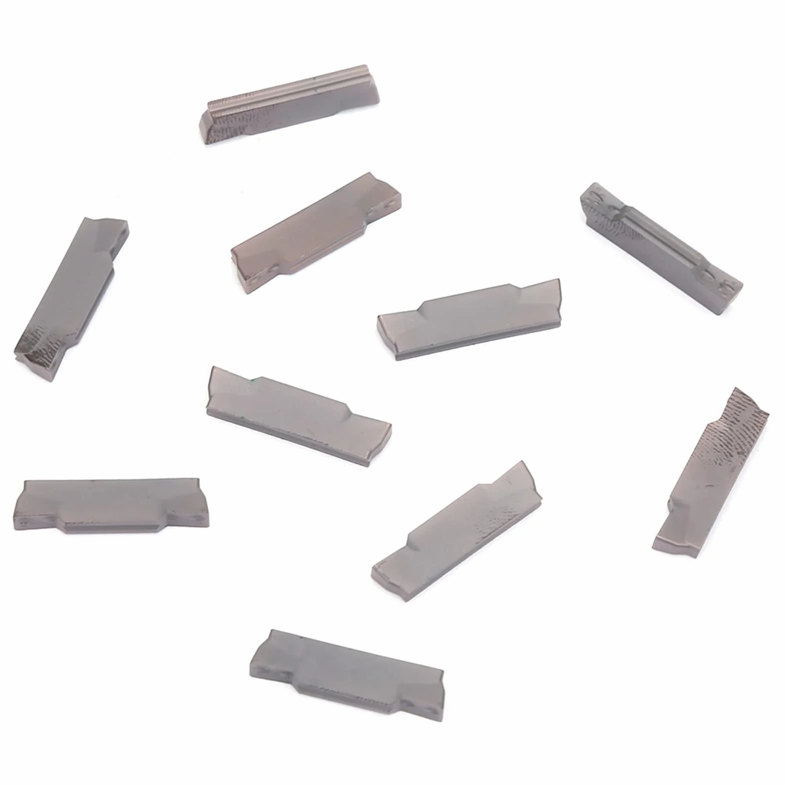 Mgehr1212-3 Herramienta de Separación de Torno, 10 Piezas MGMN300 Portaherramientas de Ranurado Cortado con Inserto con 10 Piezas de Insertos Torneado de Metal Mini Mgehr1212 3