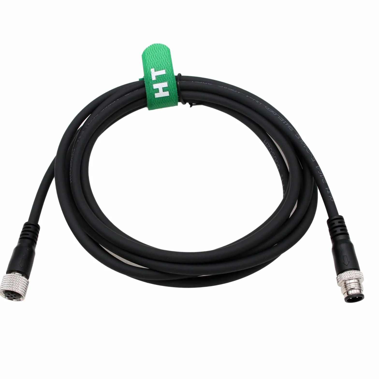 HangTon Cable M12 codificado 5 pinos macho a hembra para automatización de controles industriales, red DeviceNet y CANopen, enlace IO, Profibus 2m