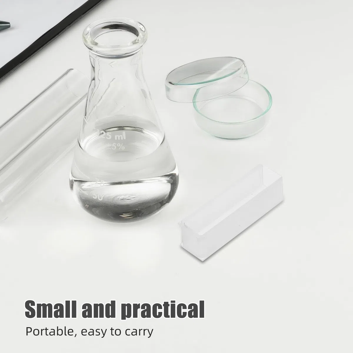 Cabilock 10 Cubetas de Vidrio Óptico para Laboratorio Longitud de Trayectoria de 10 Mm, Versátiles para Análisis Cuantitativo en Pruebas de Agua y Producción Industrial