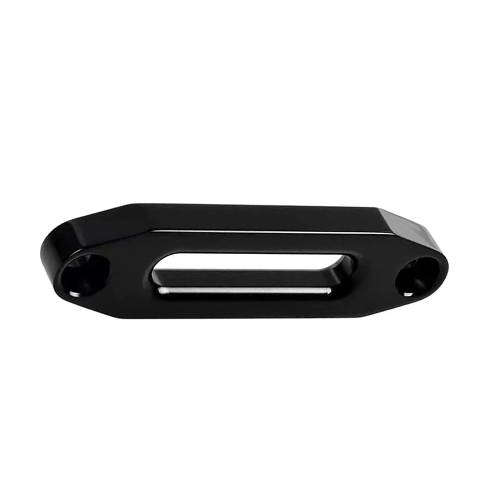 Guía de Cuerda para Cabrestante de 6 Pulgadas y 12000 Pies, Guía de Aluminio para Cabrestante Todoterreno, Cable Guía de Cuerda Plateado, Guía de Cable Negro