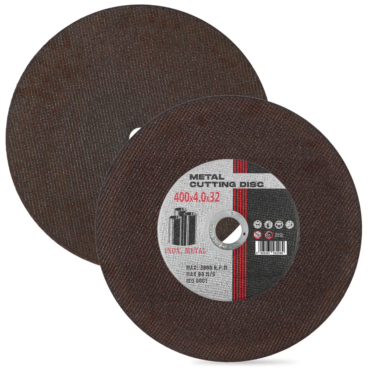 5x Disco de Corte Metal 400 mm x 32 x 4,0 mm Acero Metálico INOX Hierro Chapa Discos Amoladora Angular Herramientas Eléctricas