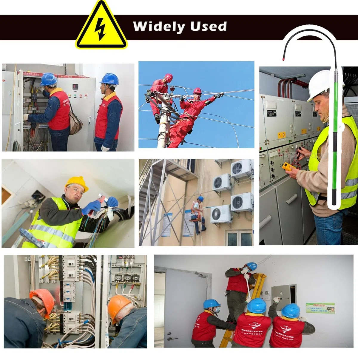 Gancho Aislado De Alto Voltaje, Pértigas De Rescate De Emergencia por Electrocución, Pértiga De Rescate De Seguridad para Electricistas, Seguridad Y Durabilidad