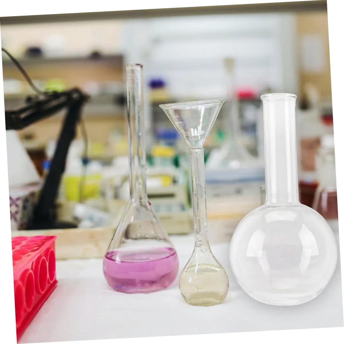 Matraces De Fondo Redondo De Vidrio Transparente 250 Ml, 2 Unidades, Matraz De Ebullición Para Experimentación Científica, Adecuado Para Laboratorio Escolar y Estudio Práctico