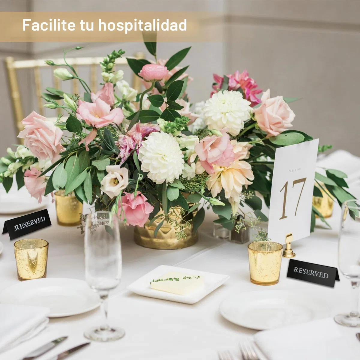 JMIATRY 20 Pcs reservado mesa restaurante 15x5cm, Pizarra Pequeña, letreros de mesa reservados para restaurante, boda, reserva de asientos