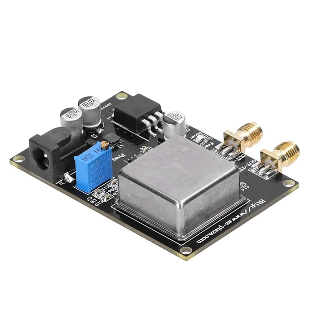 SUNXUE MóDulo de Referencia de Frecuencia OCXO de 10 MHz Medidor de Frecuencia Negro Ruido de Fase Bajo para Medidor de Frecuencia de Decodificador de Sonido