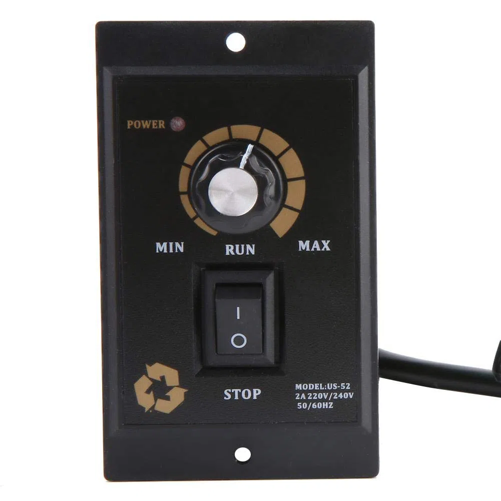 AC 220V 50/60Hz Controlador de Velocidad del Motor 300/400/500W Regulador de Velocidad del Motor EléCtrico(300W)