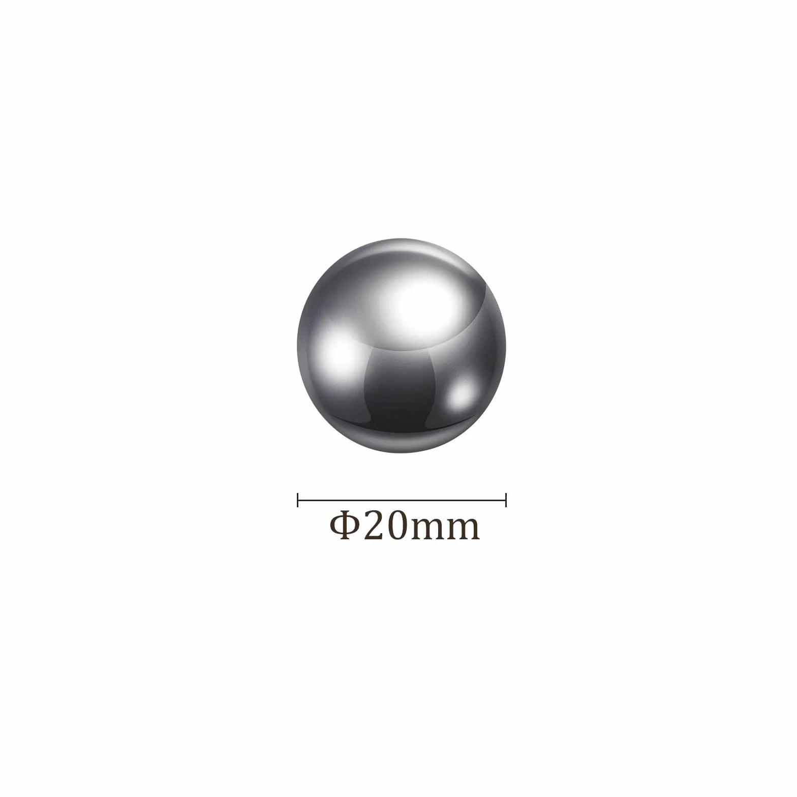 20uds Precisión Bolas - [20mm] Carbono Acero para Rodamientos Válvulas Uso, Sólido