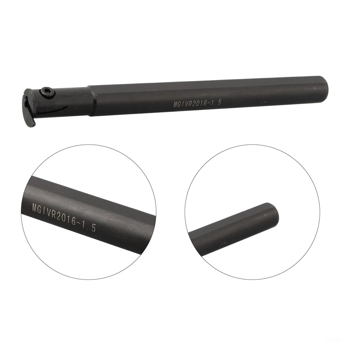 Soporte de herramientas de corte de torno CNC Herramienta de ranurado interno MGIVR 2016-1.5 Kit que incluye 10 insertos y llave de carburo MGMN150