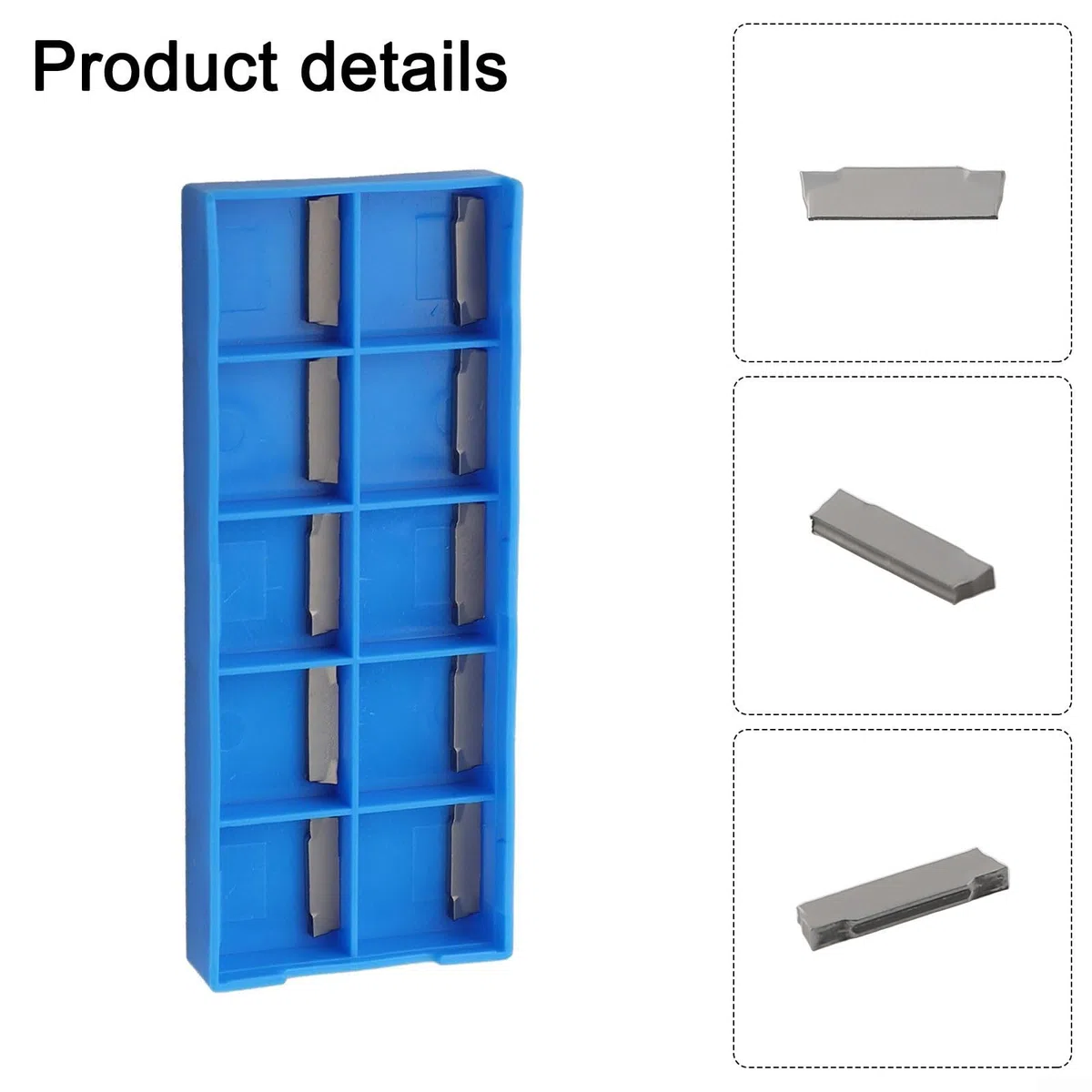 Insertos de carburo, 10PCS MGMN200-G H01 2mm de ancho cortador para aleación de aluminio, inserto de mecanizado