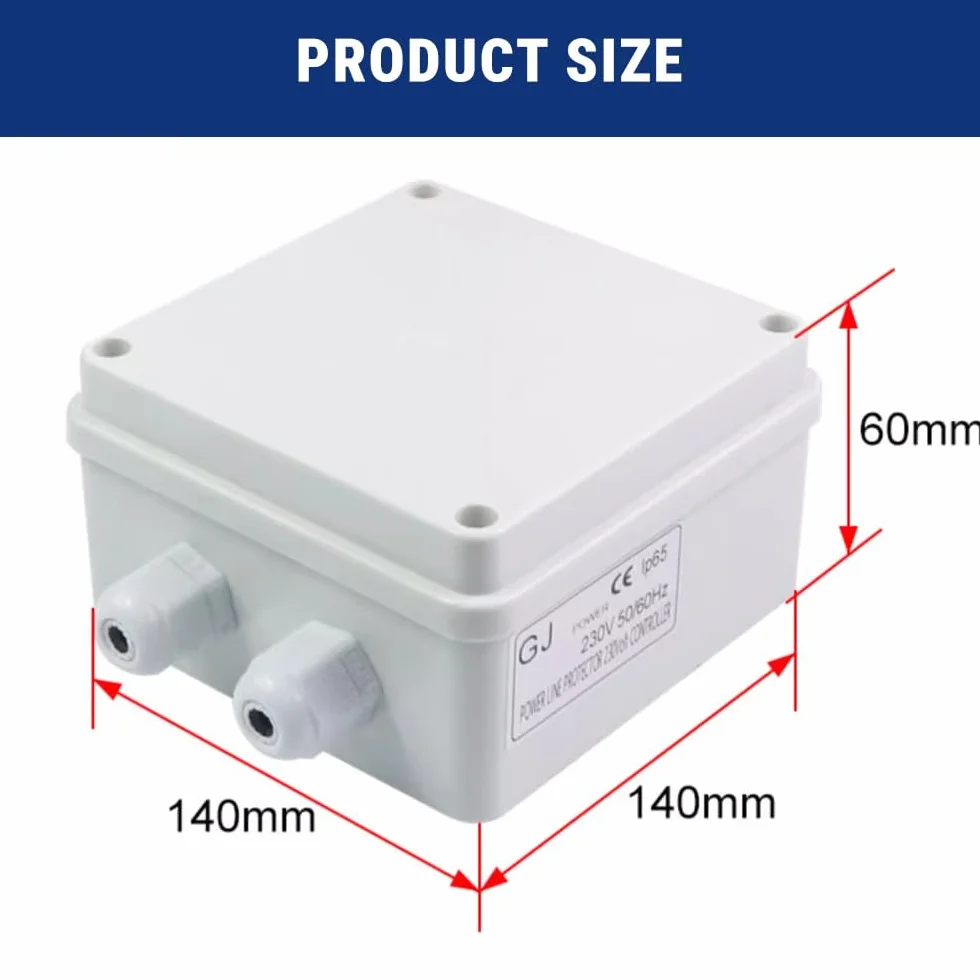 Filtro EMI Monofásico, 230V 10A Filtros Red Electrica, Filtro de Linea para Interferencias, Conductividad Estable, Impermeable IP65, para Dispositivos Mecánicos