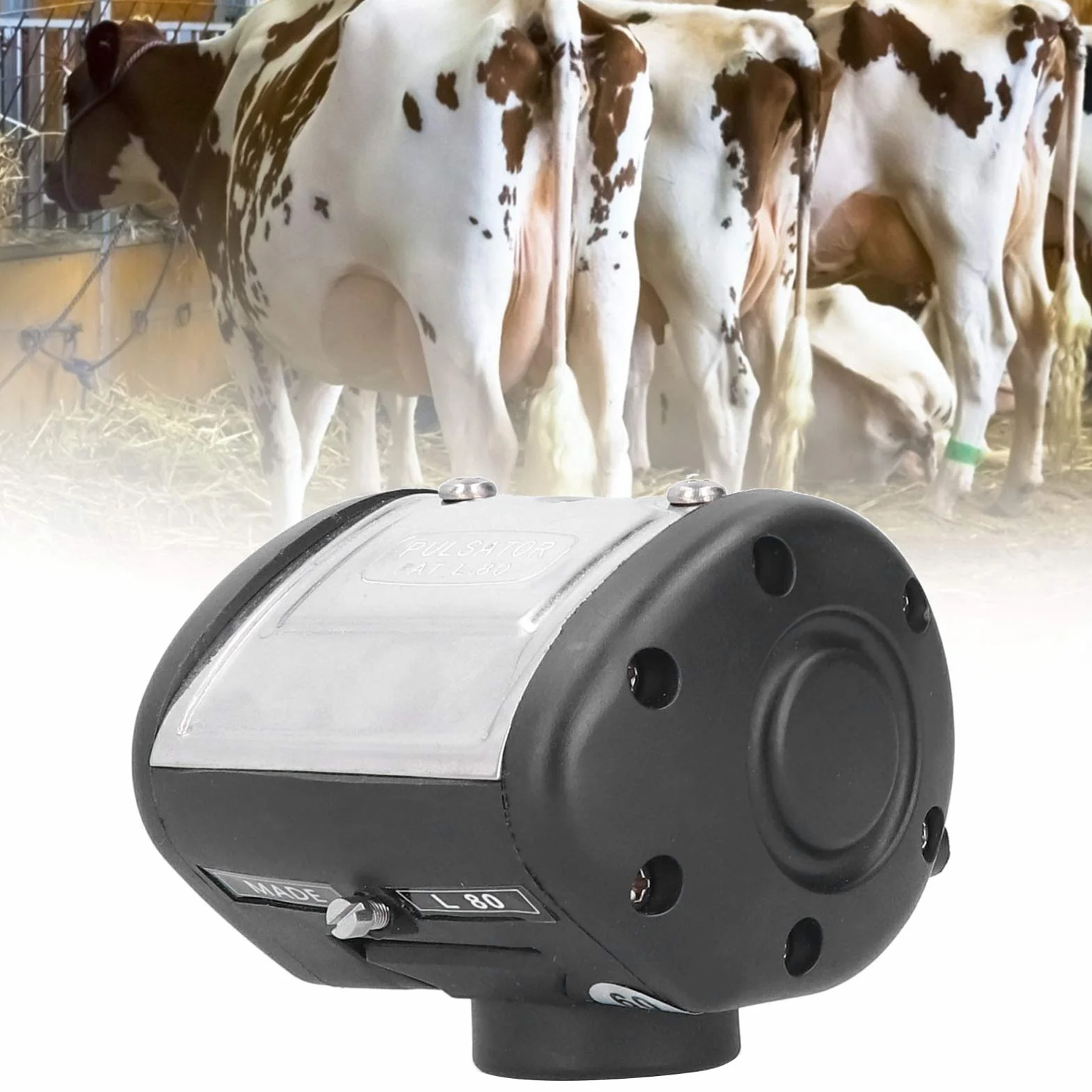 Pulsador de máquina de ordeño, 2 salidas de plástico reutilizables Pulsador universal para ordeñadora de vacas y ovejas Máquina de ordeño Equipo agrícola