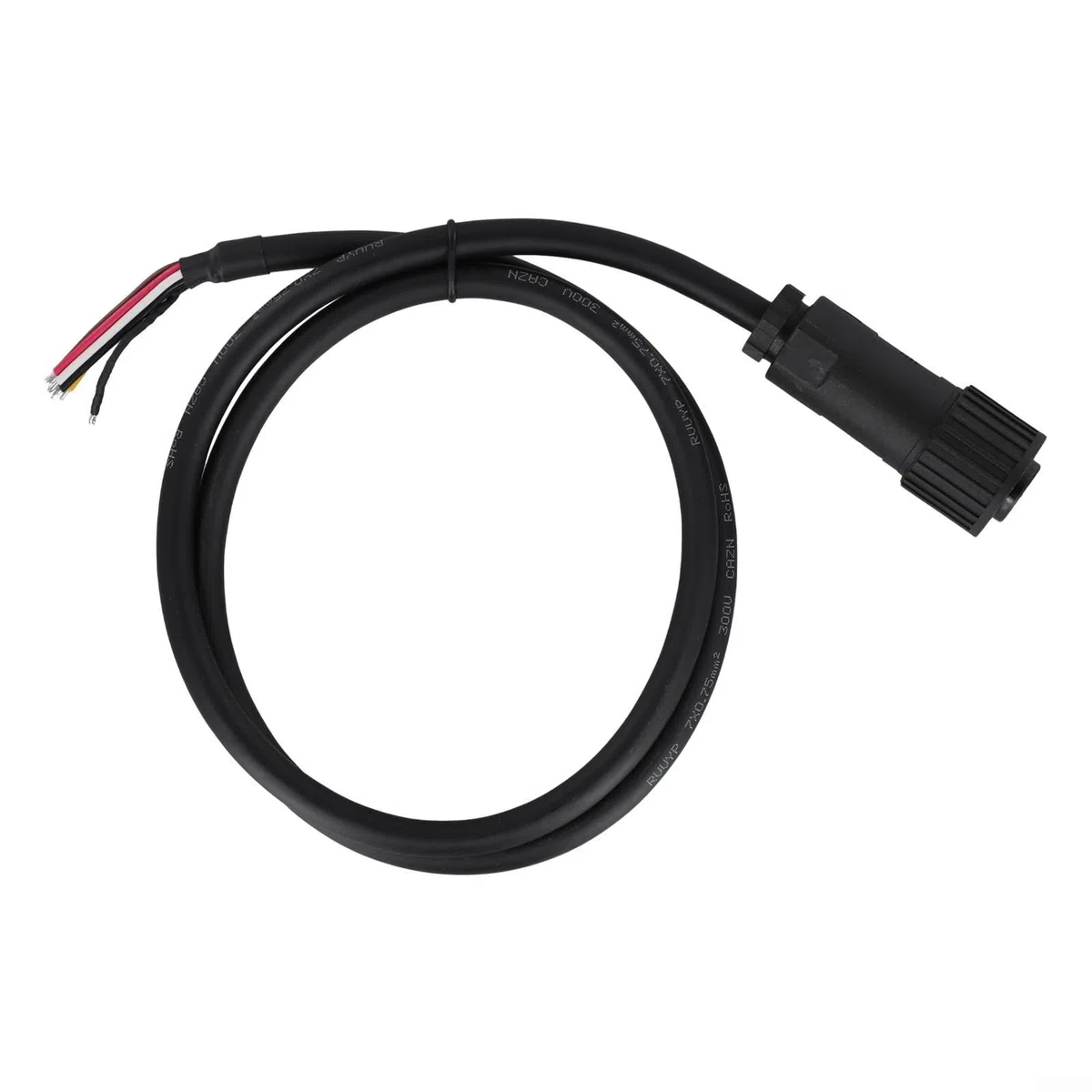 Conector de válvula proporcional de 7 pines con cable de 1 m IP67 impermeable compatible con Rexroth Moog Atos