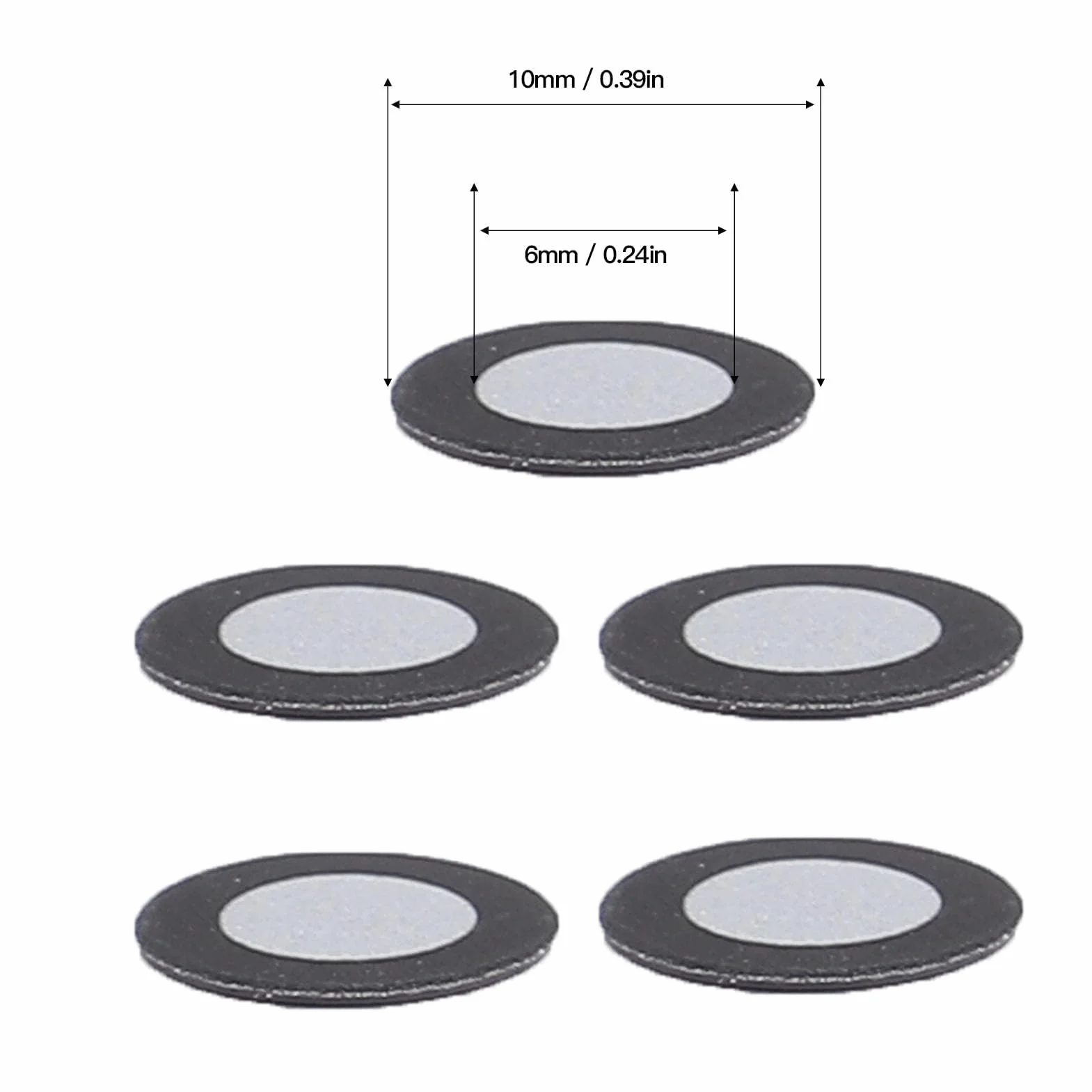 150 Marcadores Reflectantes Escaneo 3D Magnéticos Alta Reflectividad 6 Mm de Diámetro Interior 10 Mm para Posicionamiento Seguimiento Preciso Marcadores de