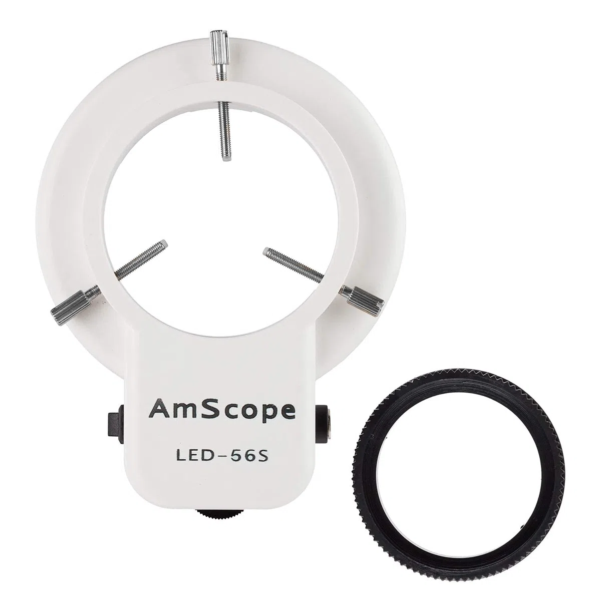 AmScope LED-56S-ZK 56 - Anillo de luz LED con regulador de Intensidad para microscopio estereoscópico