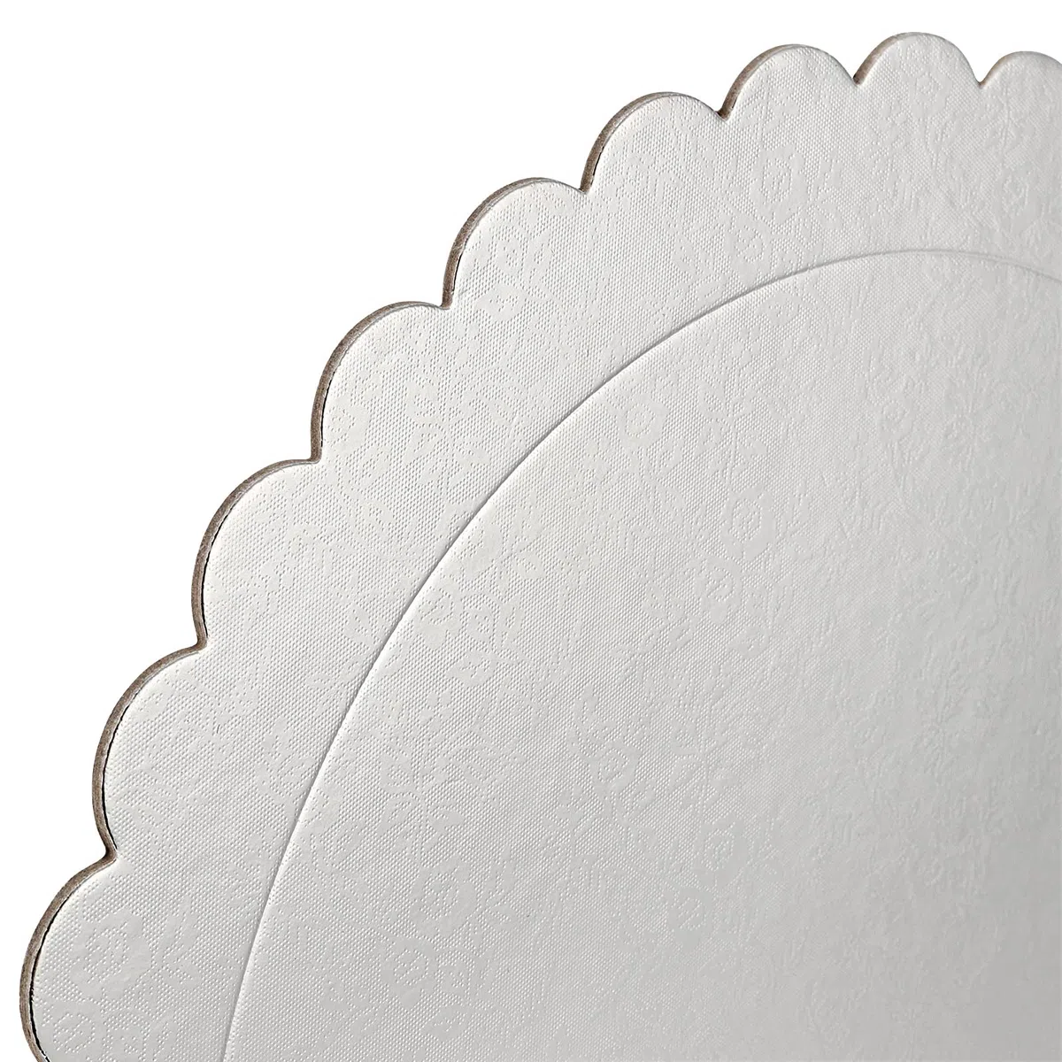PINGEUI Paquete de 15 tablas redondas para tartas de 12 pulgadas, base de círculos festoneados de cartón plateado de 2 mm de grosor, tablas para tartas redondas de círculo para fiestas,pasteles