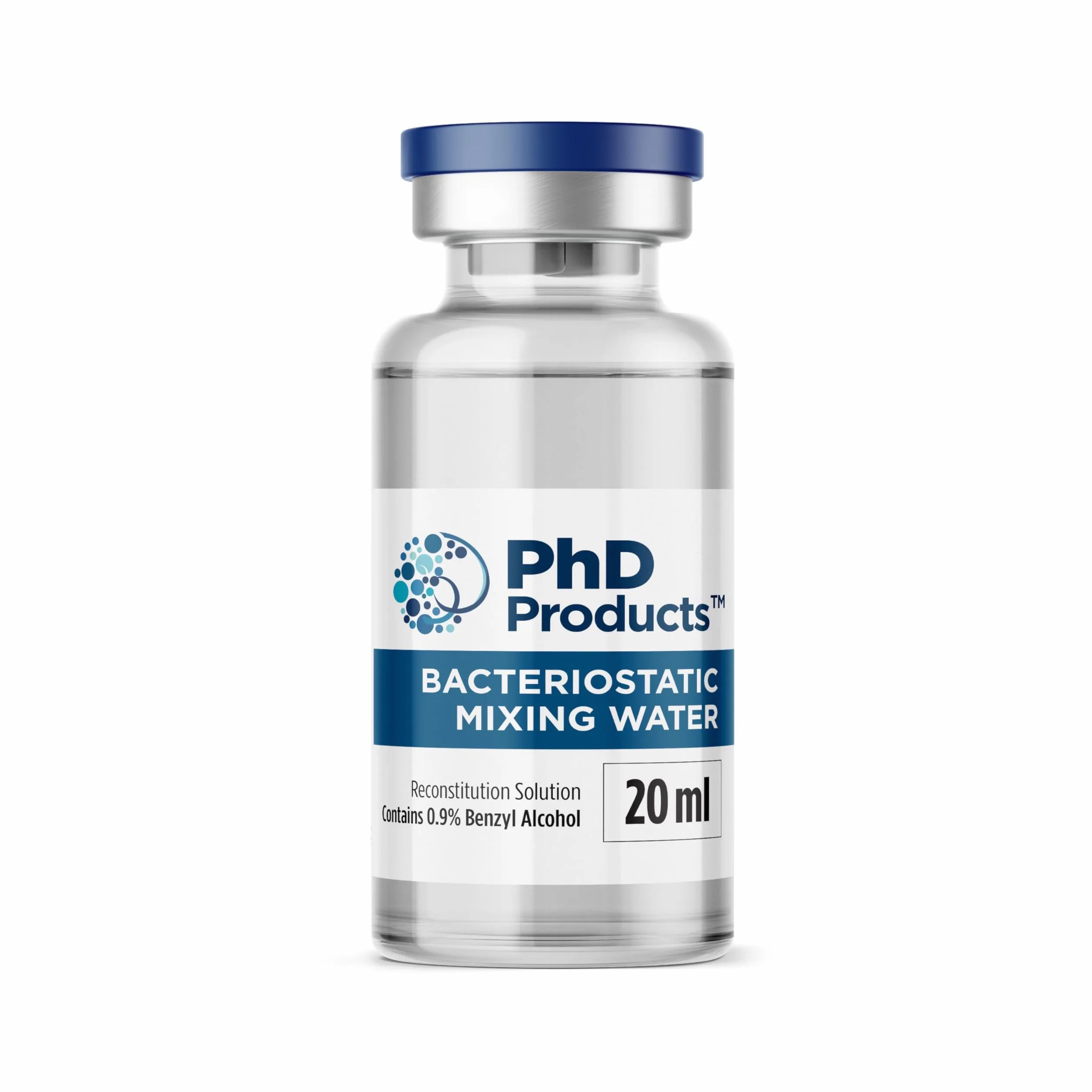 Diluyente Bacteriostático - 20 ml - Solución reconstitucional ultra limpia - Laboratorio UE