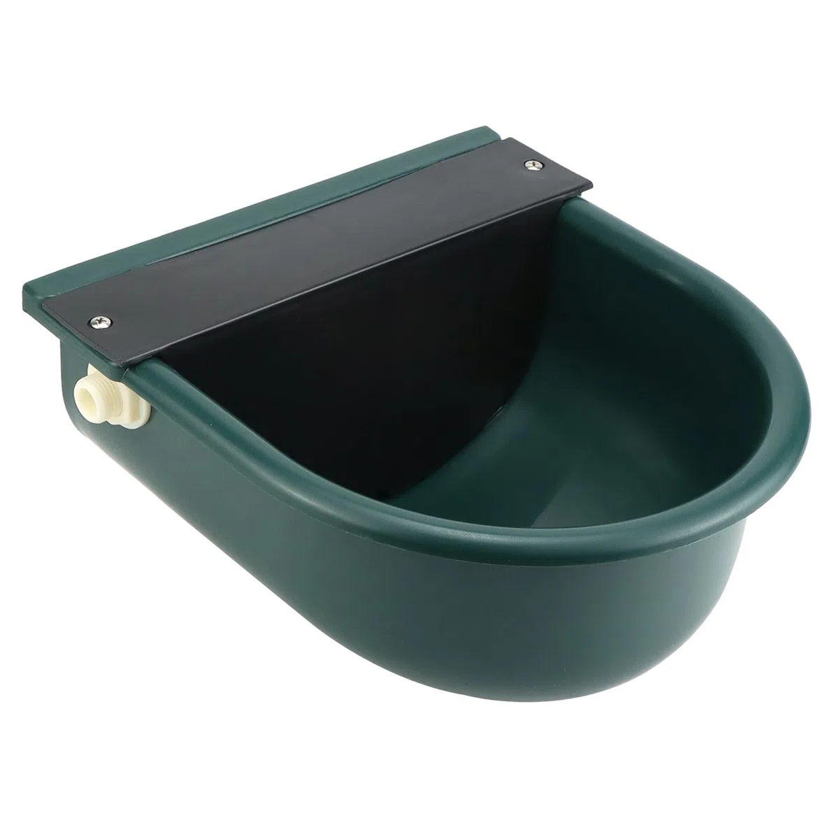 QWORK® 1 Pieza Bebedero de plástico, Bebedero automático, Ideal para bovinos, equinos, porcinos
