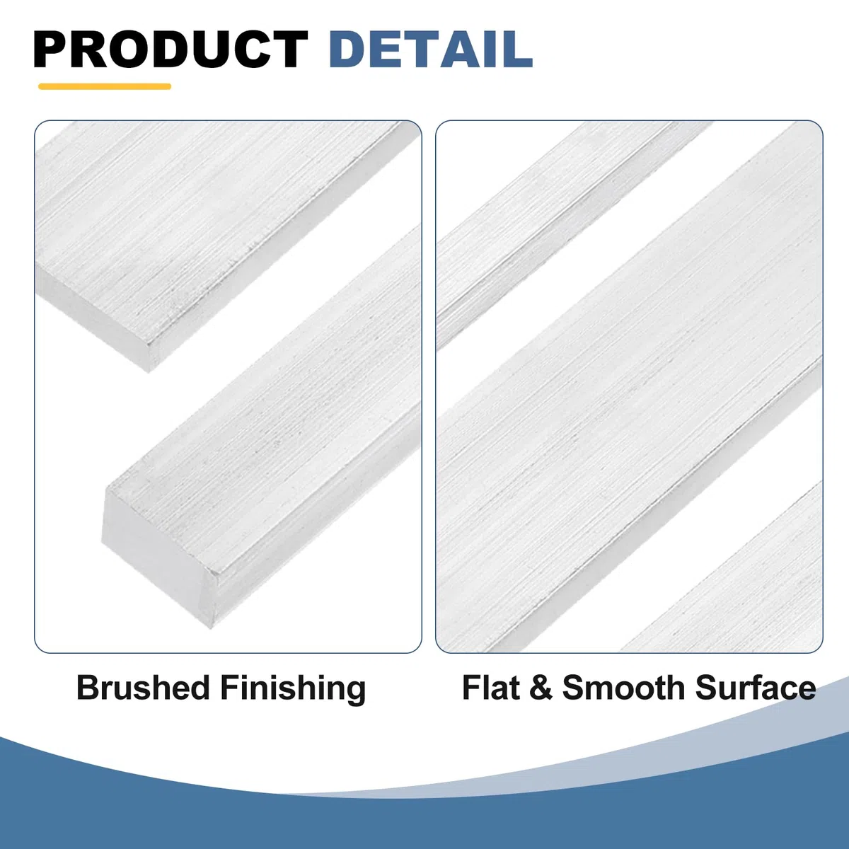 QUARKZMAN Barra Plana Cuadrada De Aluminio 1Pieza 15/32" Grosor 3" Ancho 8" Longitud Placa Plana De Aluminio 6061 12 X 75 X 203mm T6511 Sólido Nuevo Stock De Molino Para Industrial