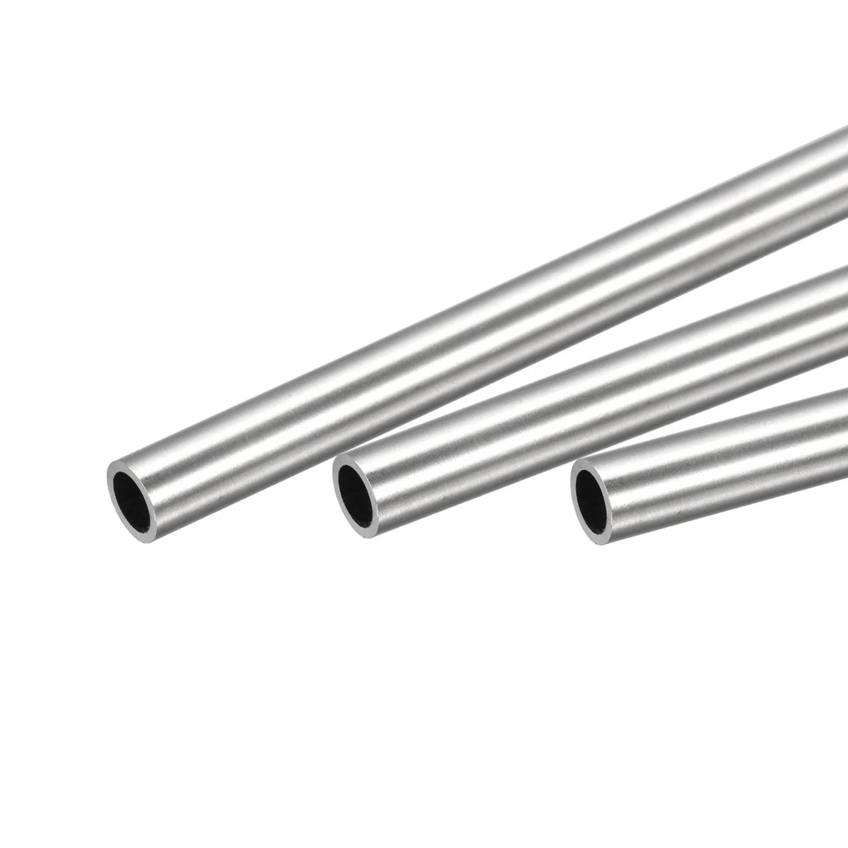 sourcing map 3Pcs Inoxidable Acero 316 Tubo, OD 8mm, 1mm Pared Grosor, 250mm Longitud Metal Tubos Recto para Industria Maquinaria