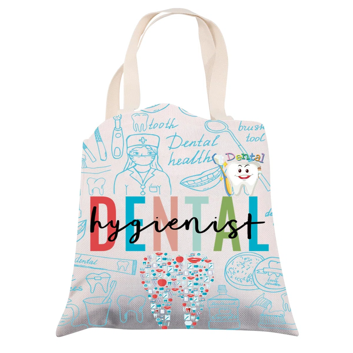 ENSIANTH Bolsa de mano para higienista dental, regalos dentales para mujeres, bolsa de mano de higiene dental, regalo de graduación