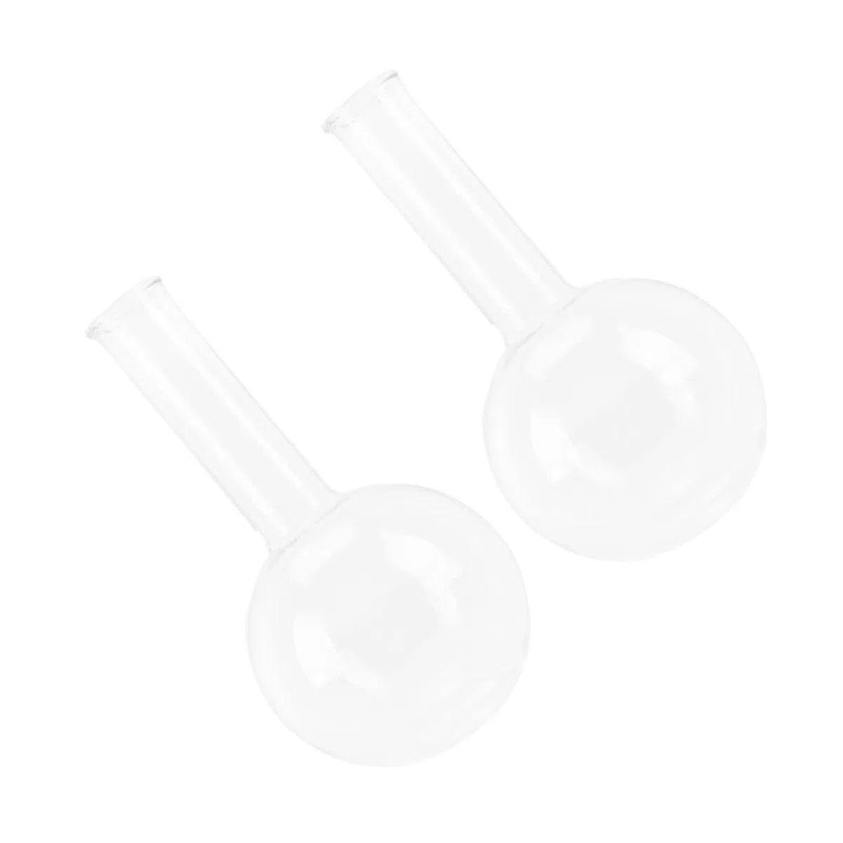Matraces De Fondo Redondo De Vidrio Transparente 250 Ml, 2 Unidades, Matraz De Ebullición Para Experimentación Científica, Adecuado Para Laboratorio Escolar y Estudio Práctico