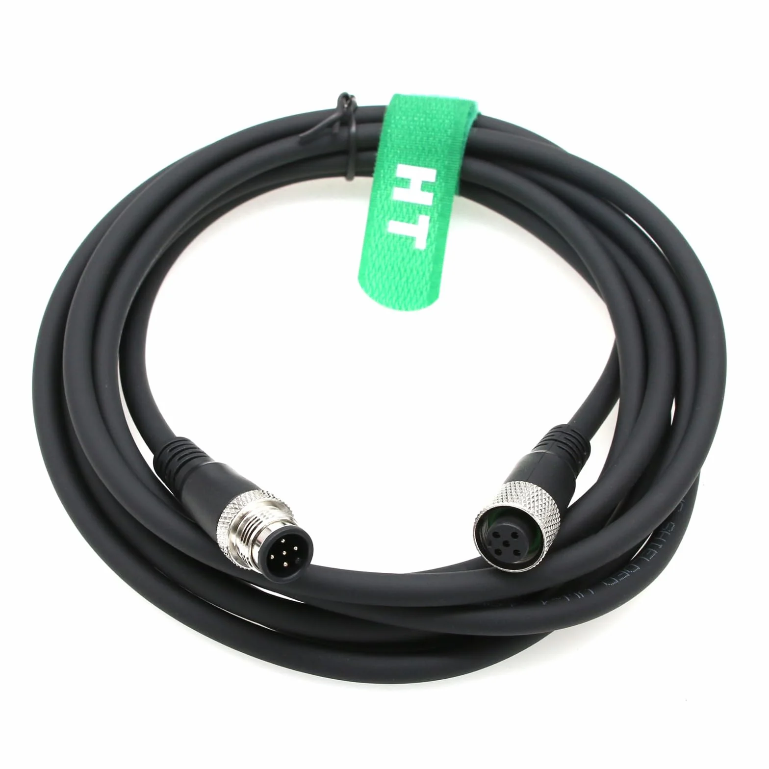 HangTon Cable M12 codificado 5 pinos macho a hembra para automatización de controles industriales, red DeviceNet y CANopen, enlace IO, Profibus 2m