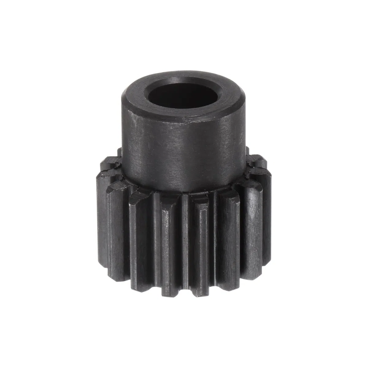sourcing map Paso Espolón Piñón Engranaje 10mm Interior Apertura 15T 1.5 Módulo Fundido Hierro Espolón Diferencial Motor Engranaje RC Repuesto Piezas