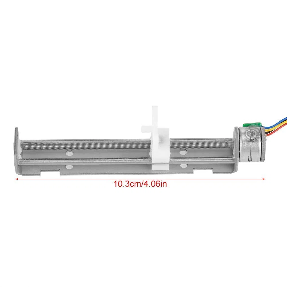 DC 12 V Drive Stepper Motor, Tornillo con Tuerca Lineal Deslizador para DIY Máquina ce Grabado Lineal Tornillo Raíl