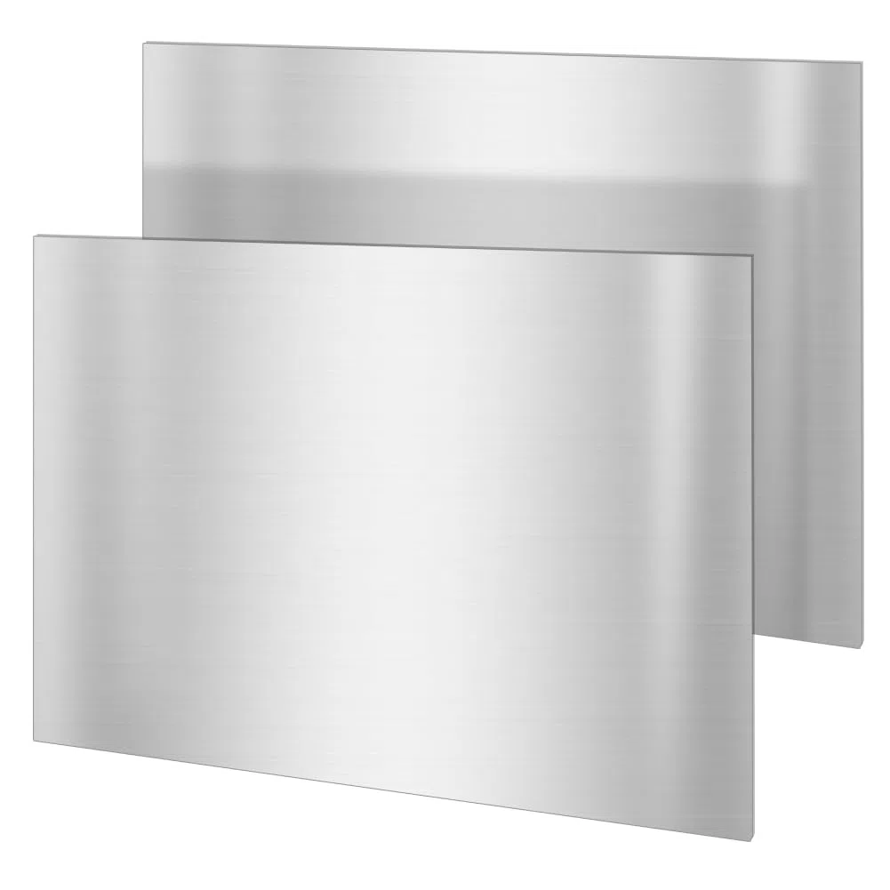 OLYCRAFT 2Pcs 30x20cm Cold Roll Hoja de Acero de 1,5 mm de Espesor rectángulo de Hoja de Acero de Acero de la Tira de Metal de la Placa de Chapa de Acero Laminado en frío