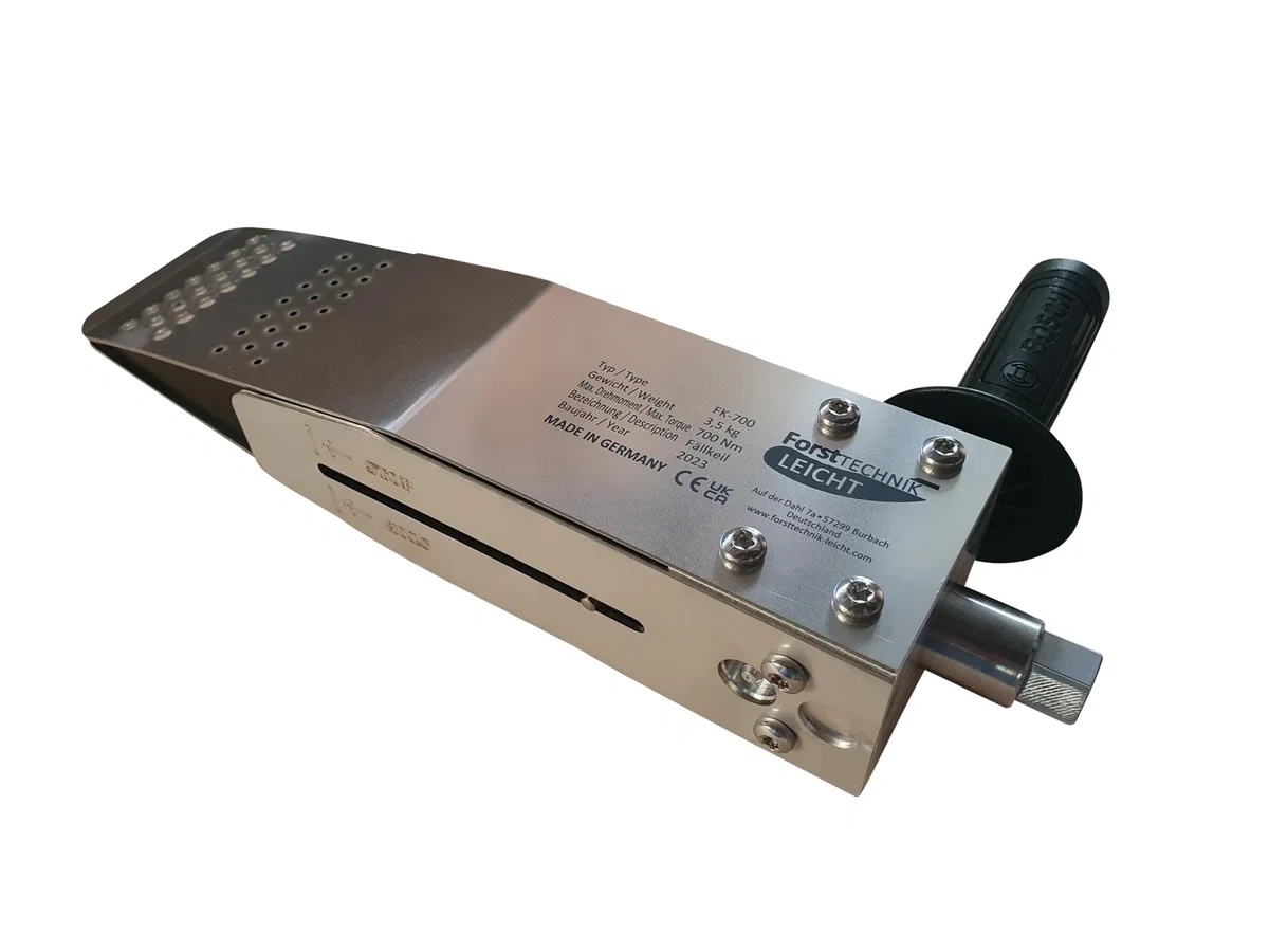 Cuña mecánica de tala de husillo Forst cuña forestal llave de impacto FK-700 tecnología forestal ligera
