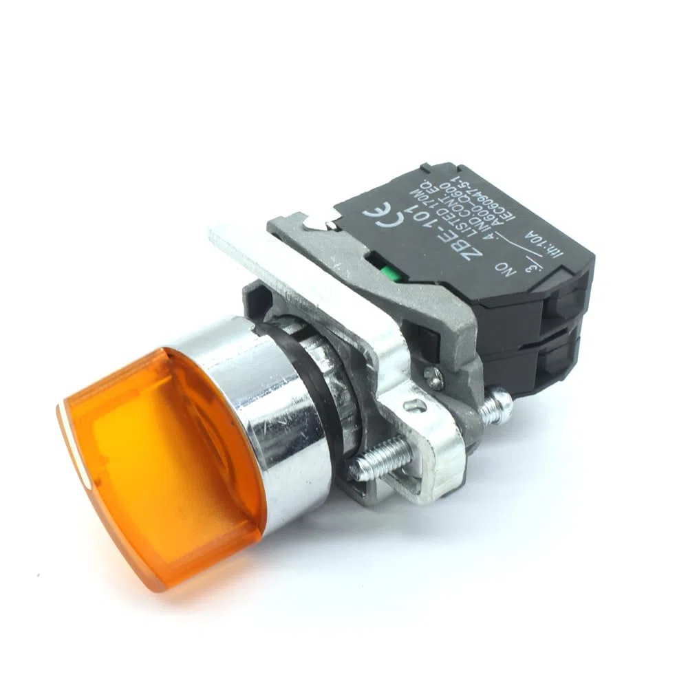 Interruptor de control XB4-BK25M1 220 V, pulsador LED de 2 posiciones/selector de manija estándar con luz Controls Switches