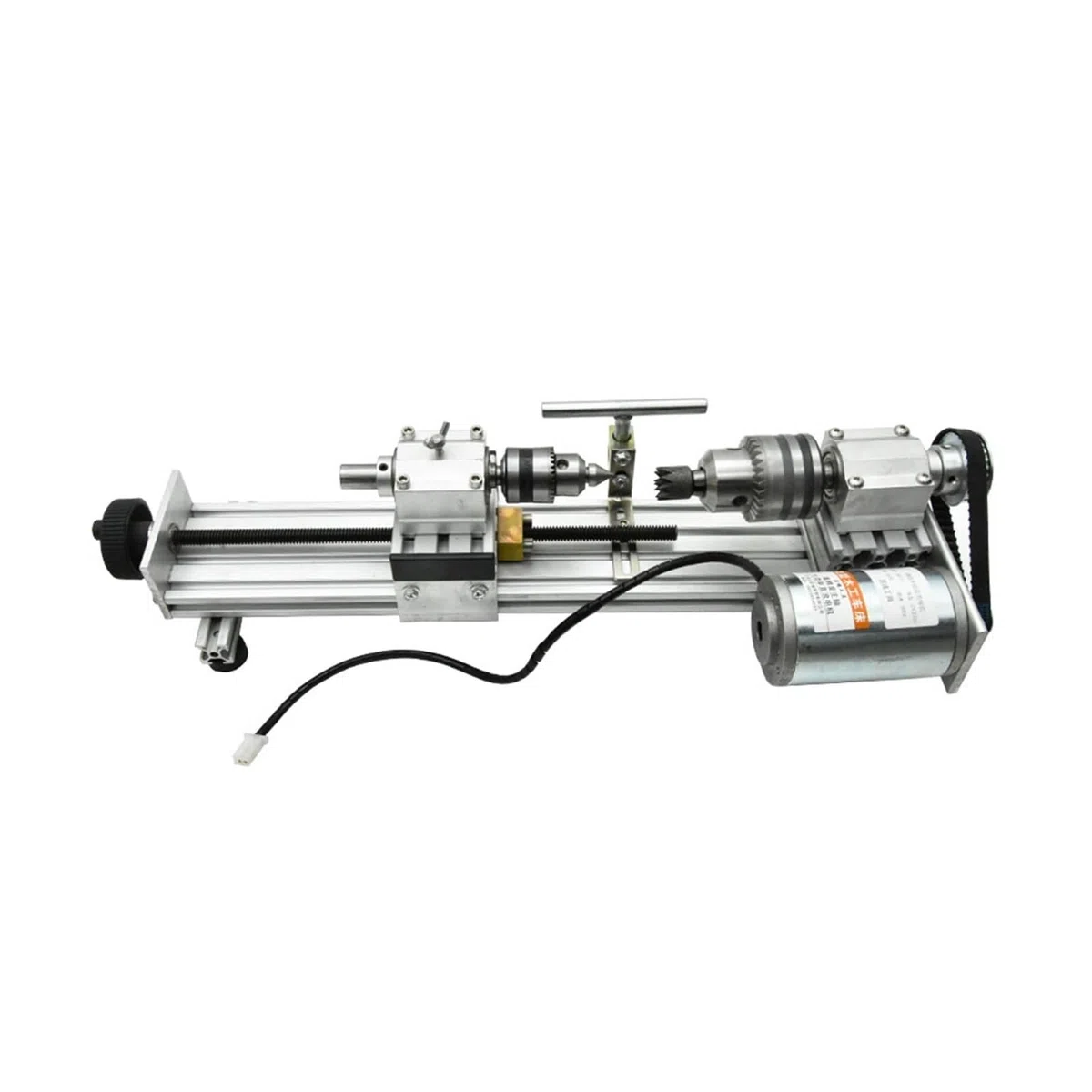 Mini torno for pulir metales, torno for trabajar la madera, regulación de velocidad continua, mini torno de alta precisión, máquina de cuentas, 280 W Para bricolaje