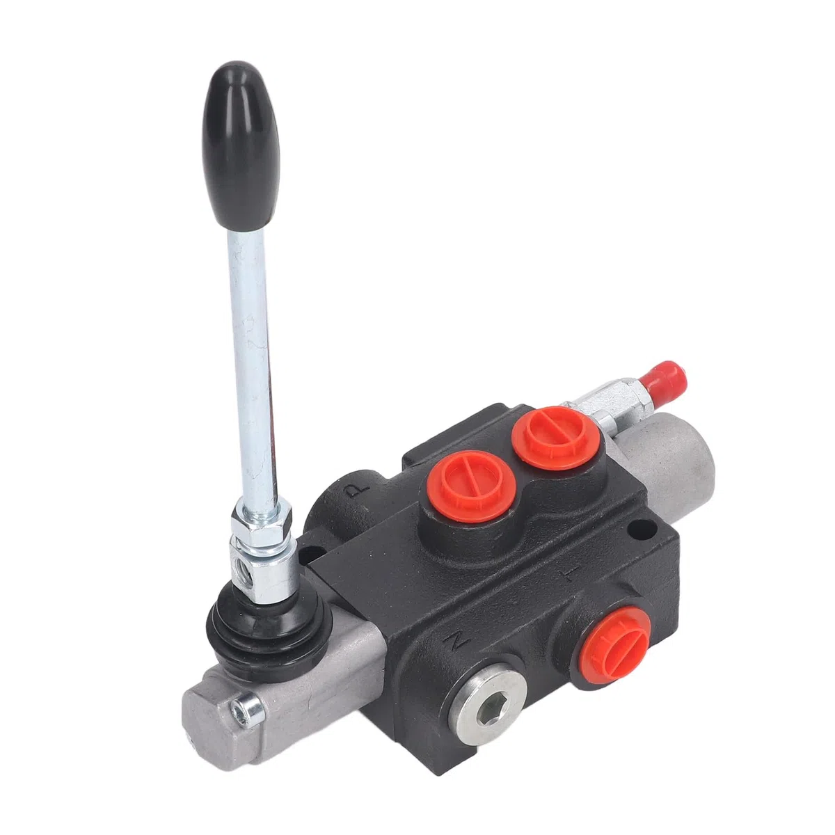 Válvula de Control de Flujo Hidráulico de Doble Efecto, Estable y Duradera, Alivio Ajustable para Accesorios de Tractor