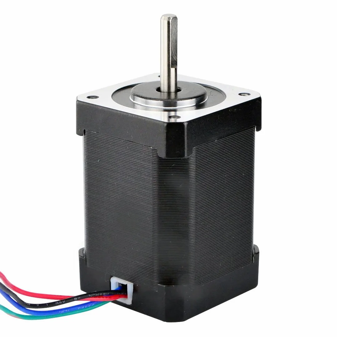 STEPPERONLINE Motor paso a paso bipolar Nema 17 de alto par 92 onzas/65 Ncm 2.1 A