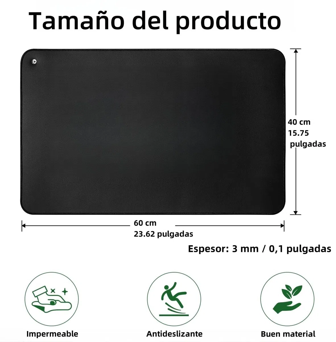 Alfombrilla de Conexión a Tierra, Esterilla de Tierra con Cable, Disfruta del Efecto de Conexión a Tierra en Interiores,Mejorar el Sueño y Aliviar el Estrés 15 x 23",Suela de Goma Antideslizante