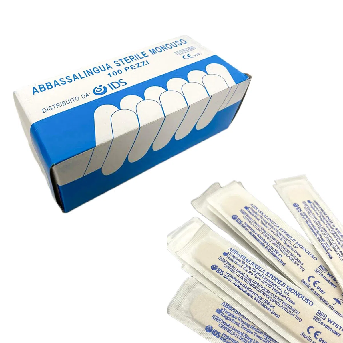 APP LIFE - Abbassalinggua de madera desechable estériles Paquete individual de 100 unidades