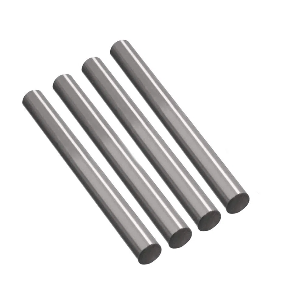 IBOWZ Barra de Titanio Varilla Redonda de Titanio TA1, Barra de Titanio de Metal de 9,8 Pulgadas, para investigación de experimentos industriales, 8 Opciones de diámetro (4 Piezas), 9 mm x 250 mm