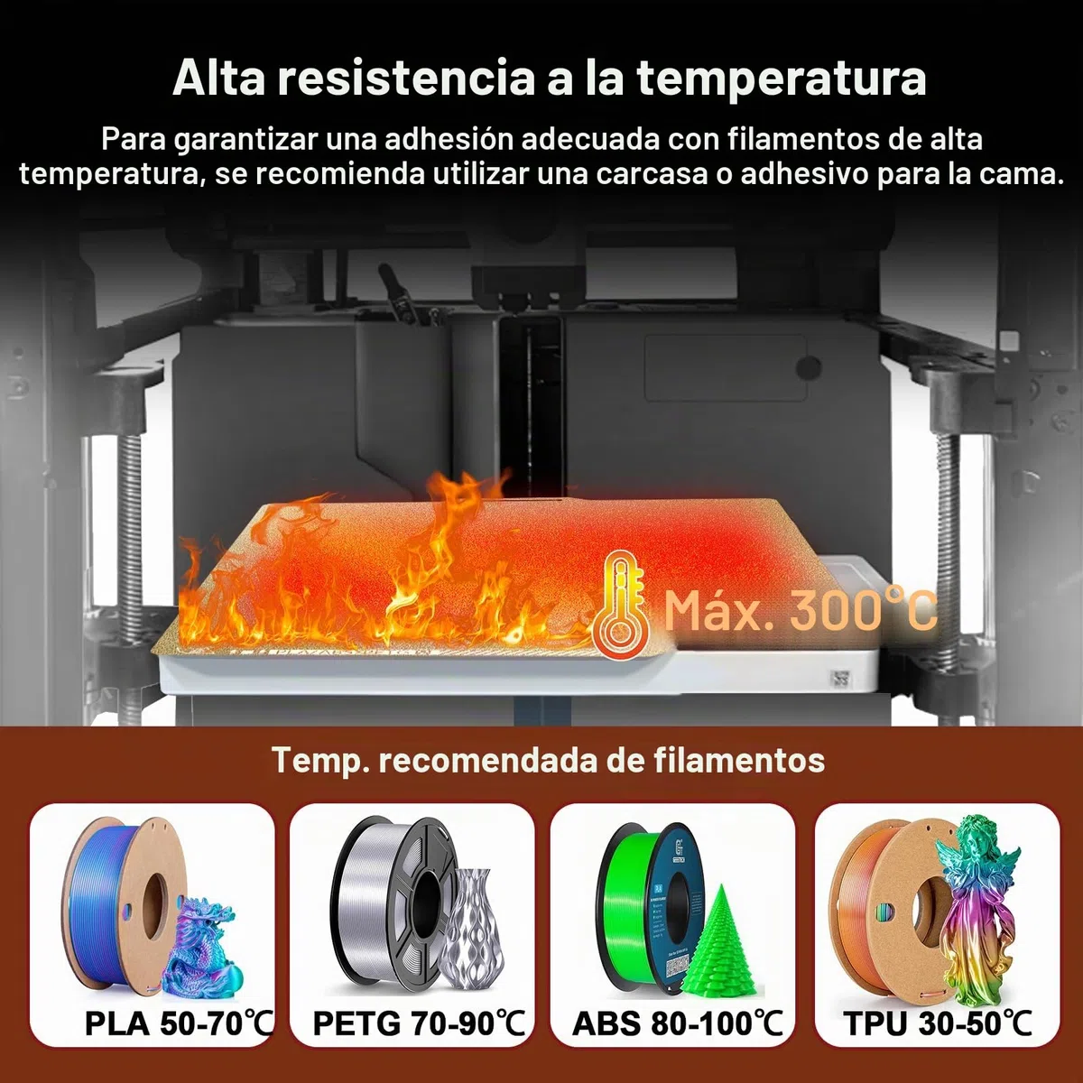 IdeaFormer PEI Placa de Construcción para Bambulab P1S X1C X1 P1P A1, Placa de Impresión PEI Texturizada Doble Cara para Bambu Lab P1S X1C A1 3D Impresora Plataformas