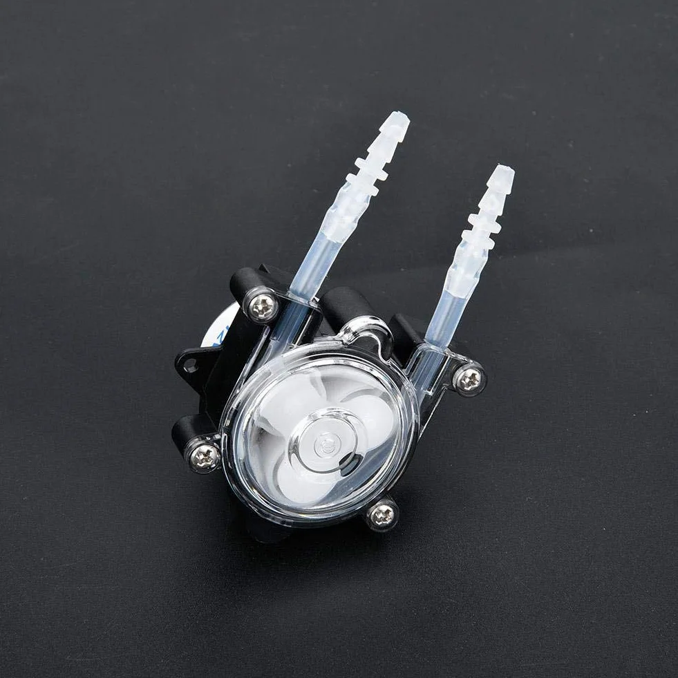 Bomba Peristáltica Mini DC12V para Laboratorio y Bioingeniería con Tubo de Caucho 3x5mm, Incluye Accesorios